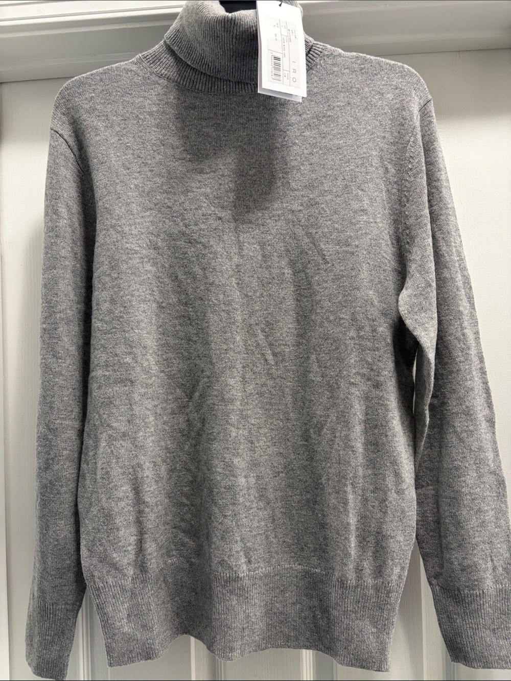 Classic Men's Gray Turtleneck Sweater